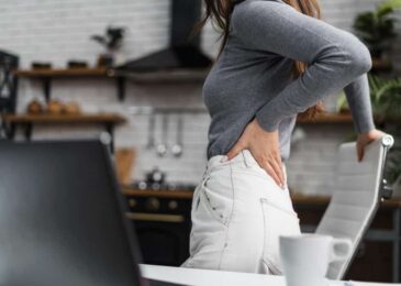 Back pain when standing